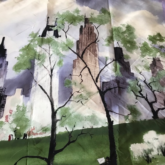 Adolf Dehn’s ‘Spring In New York’ Silk Scarf - Picture 8 of 10